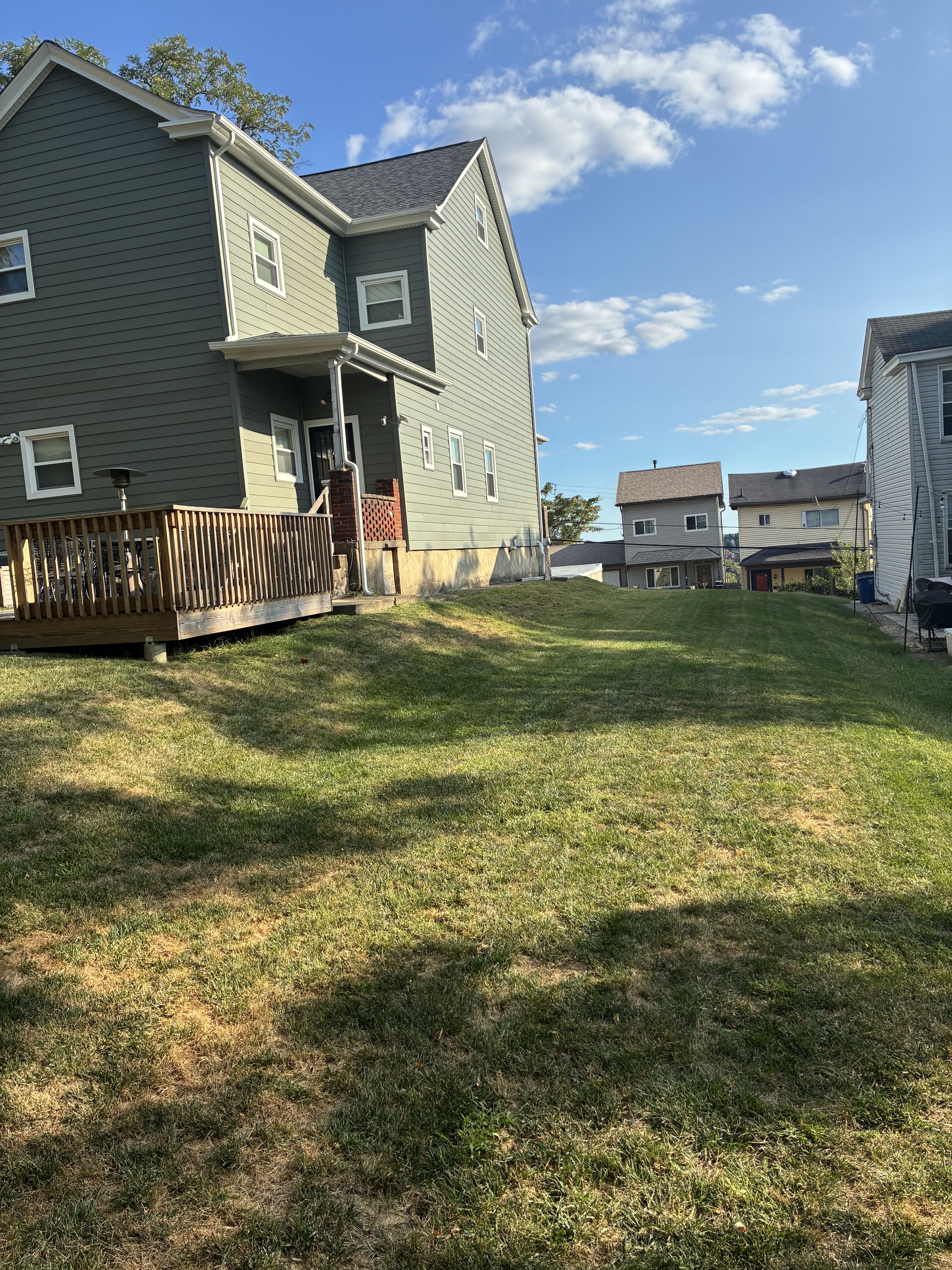 Fresh cut lawn